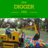 Kids Mini Digger Hire (WA Only)