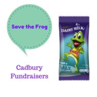 Save the Frog:  Cadbury Chocolate Fundraisers