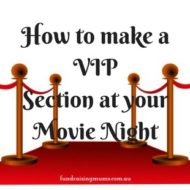 How to make a VIP section at your movie night