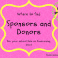Where to find sponsors and donors for your event