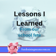 8 Lessons I Learned from Our School Fete