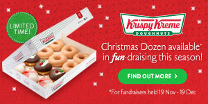 Christmas fundraising with Krispy Kreme Christmas doughnuts | Fundraising Mums