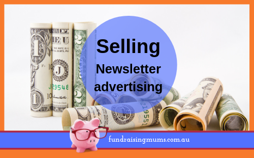 How to sell advertising space in your newsletter | Fundraising Mums