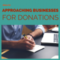 How to get donations from businesses