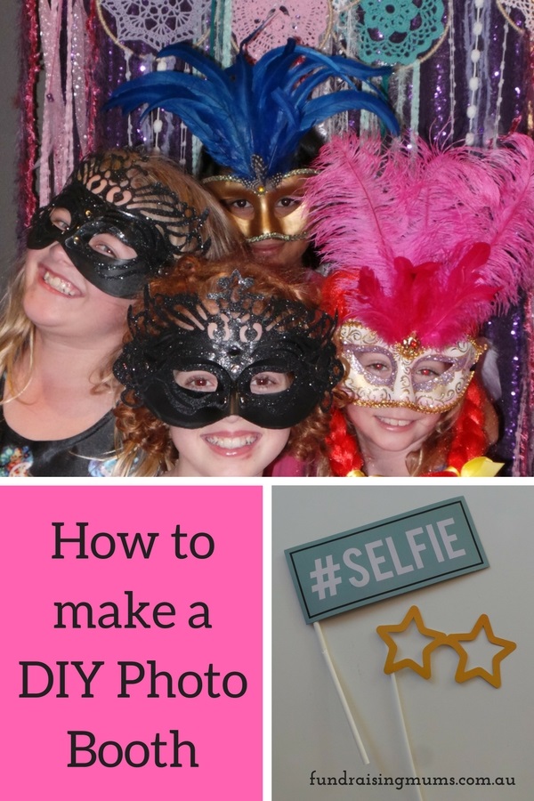 How to make a DIY Photo Booth for Events and Parties | Fundraising Mums