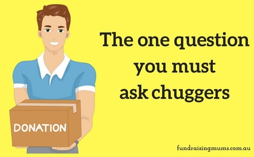 Chuggers - what are they and what is the one question you must ask them | Fundraising Mums
