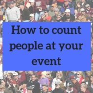 How to count people at your event