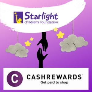 Cashrewards and the Starlight Foundation have teamed up as part of the Pledge 1% project | Fundraising Mums