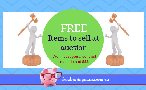 Free items to sell at auction | Fundraising Mums