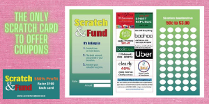 Scratch and Fund cards offer coupons to your donors | Fundraising Mums